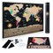 Scratch Off World Map Poster and Detailed US Map, Complete Accessories Set